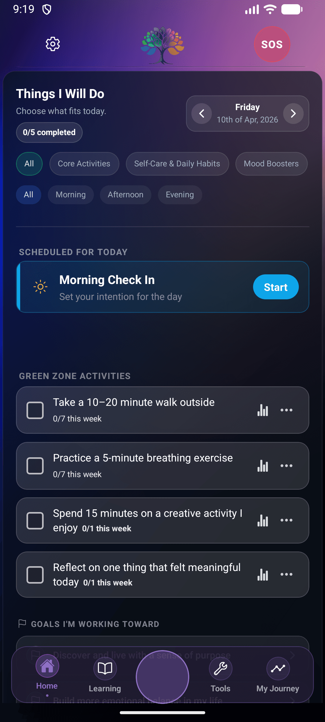Jenora task plan screenshot