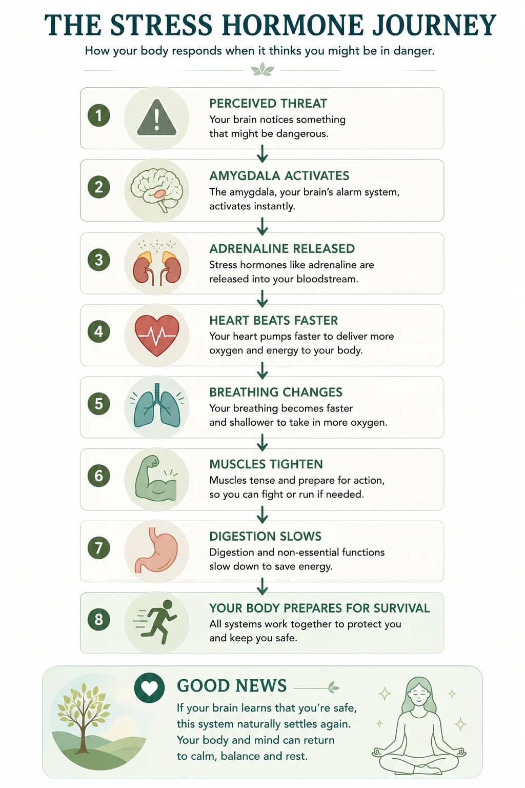The stress hormone journey