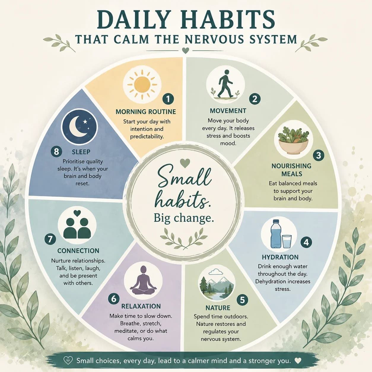 Daily habits that calm the nervous system