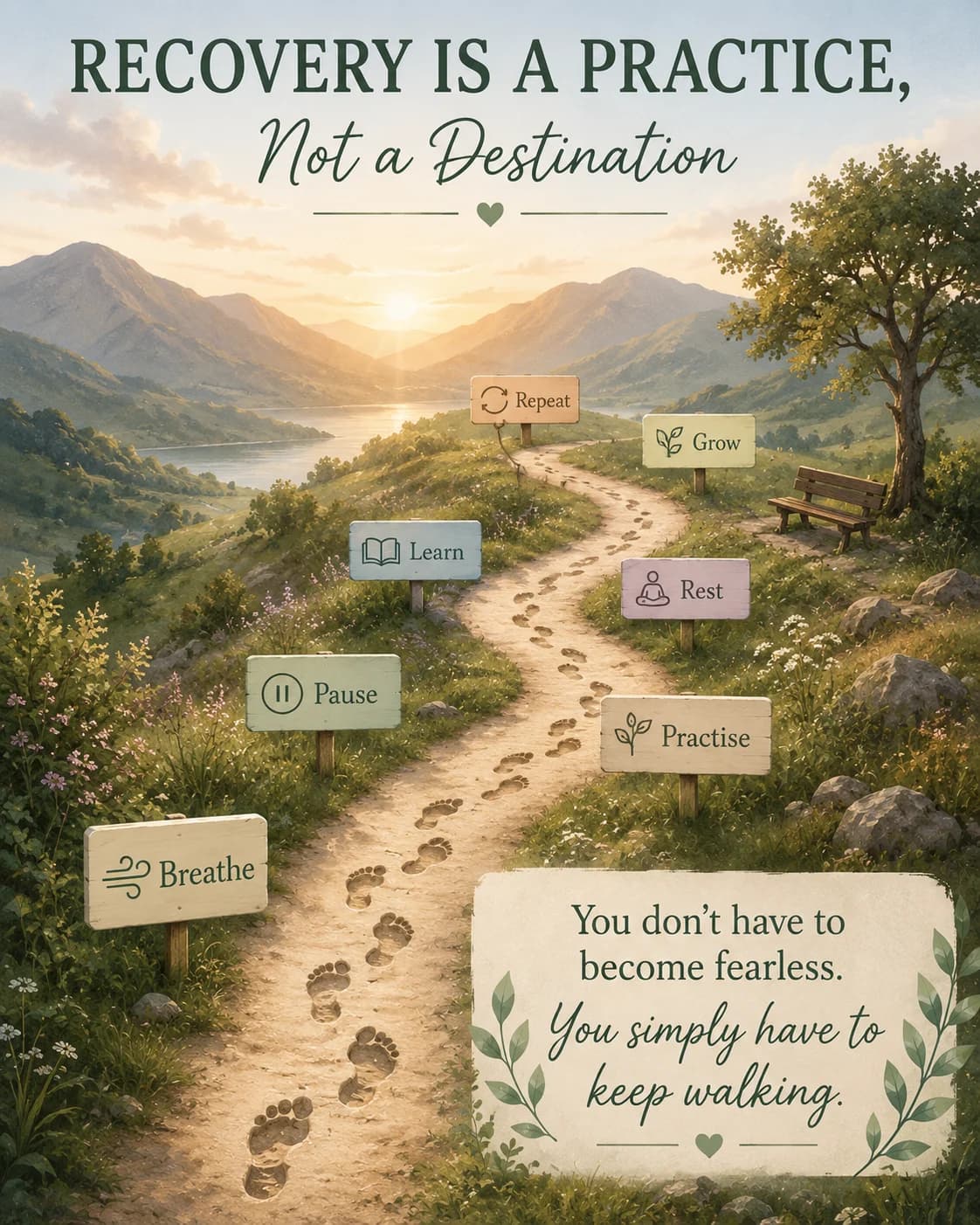 Recovery is a practice, not a destination