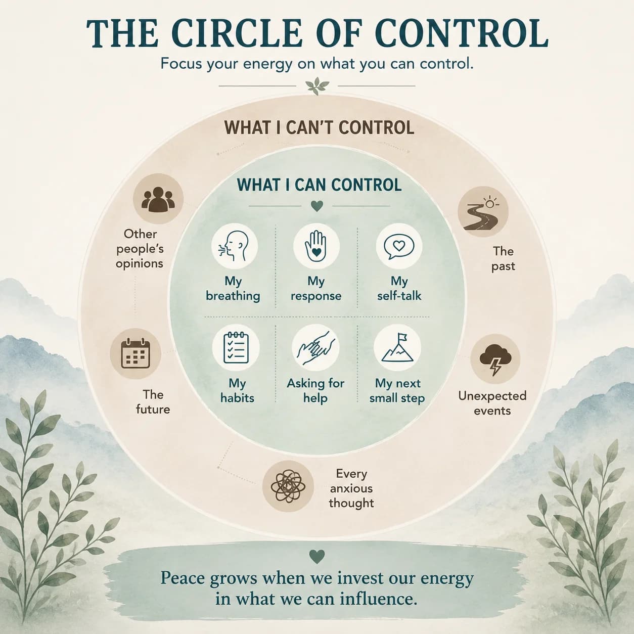 The circle of control