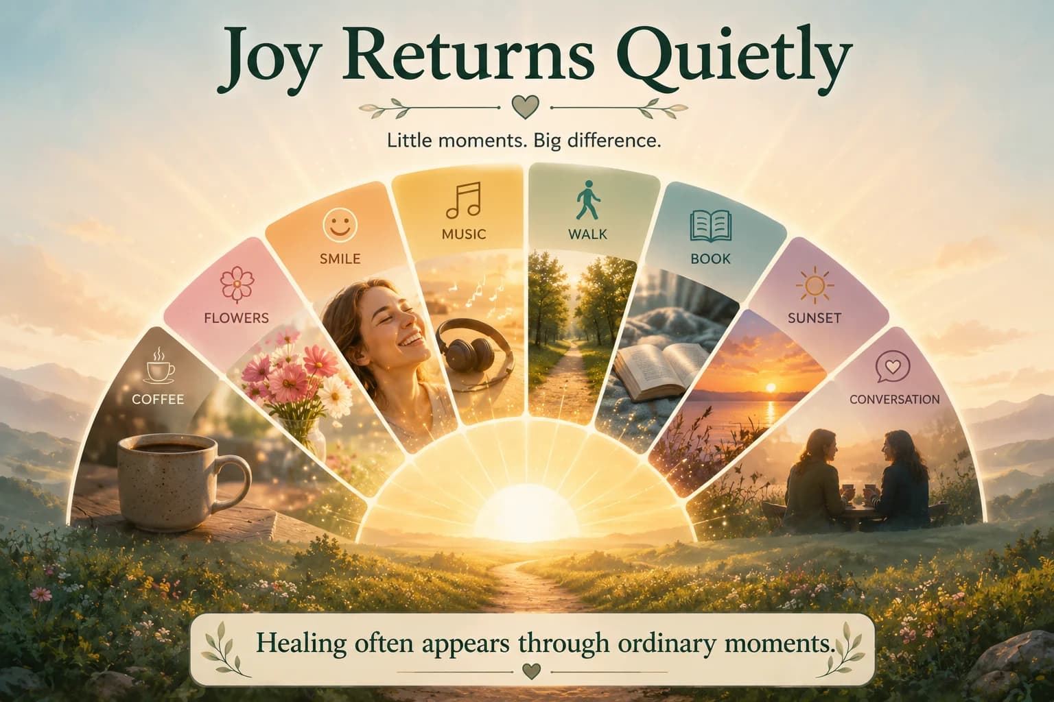 Joy returns quietly as depression recovery unfolds