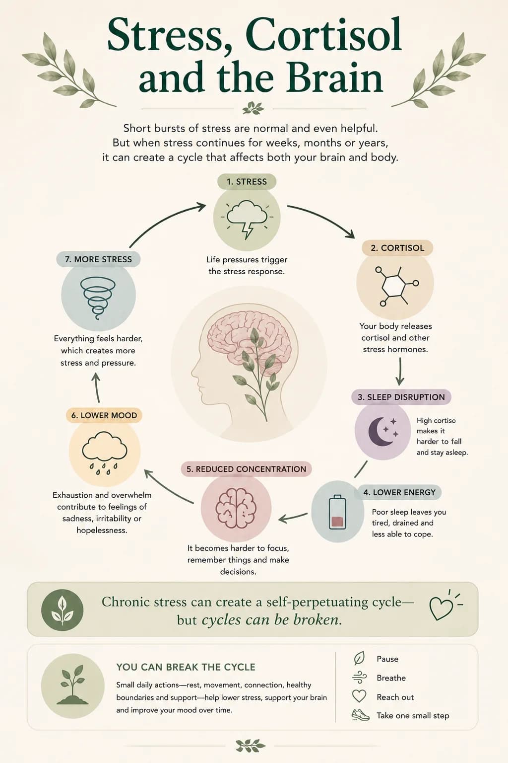 Stress, cortisol, and the brain during depression