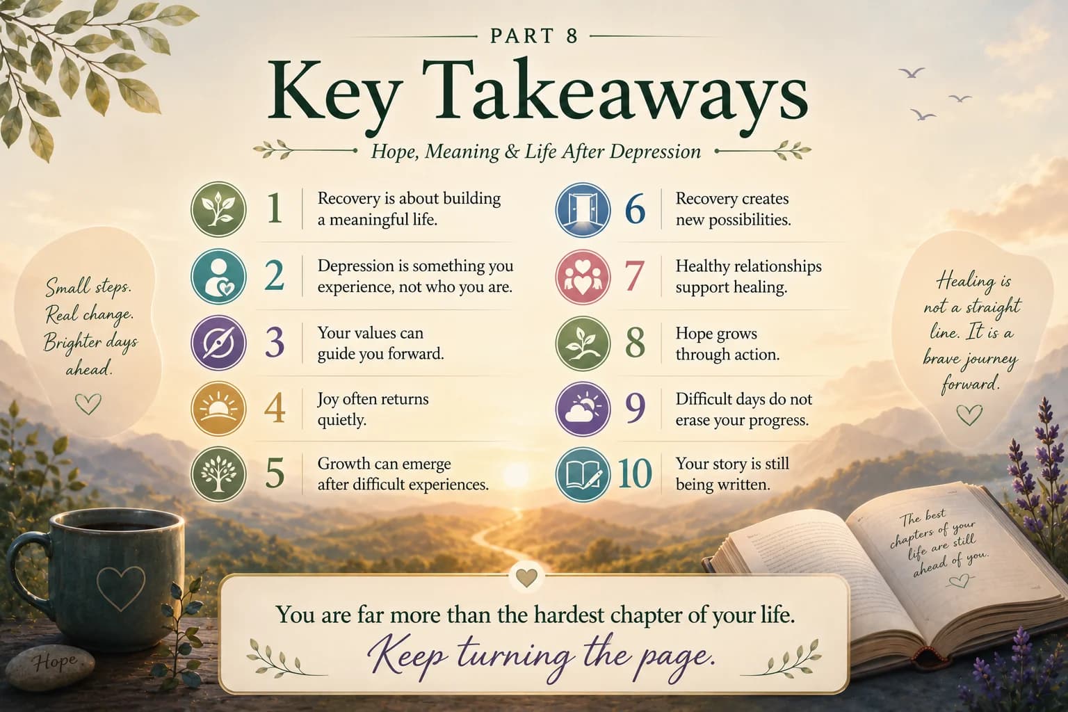 Key takeaways from Part 8: your story is not over