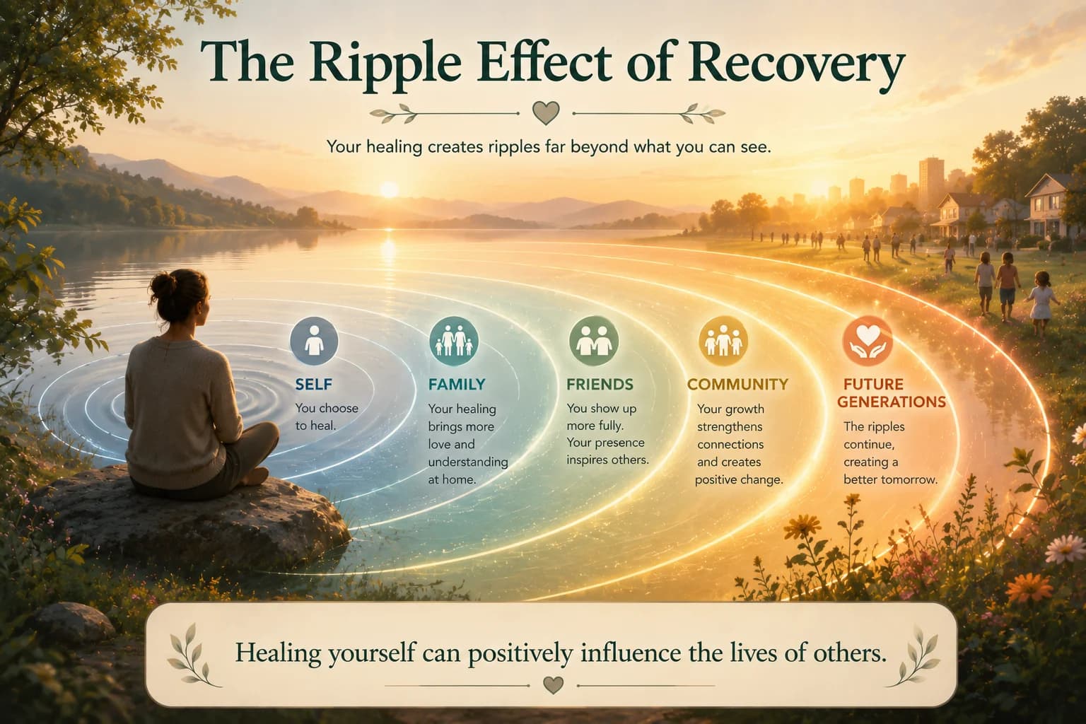 The ripple effect of recovery reaches relationships, purpose, and future chapters