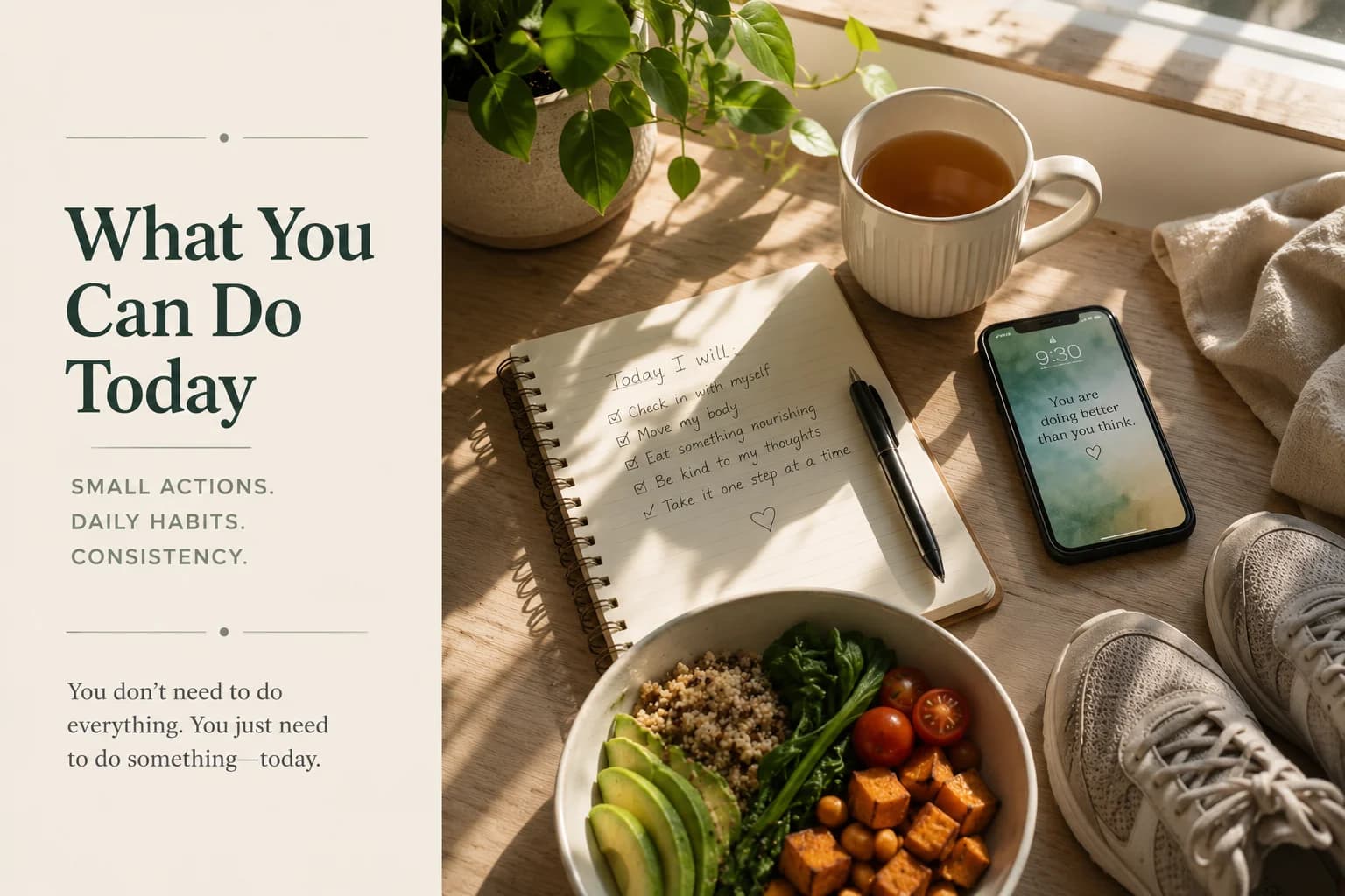 What you can do today